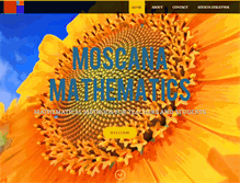 Tablet Screenshot of moscanamath.com